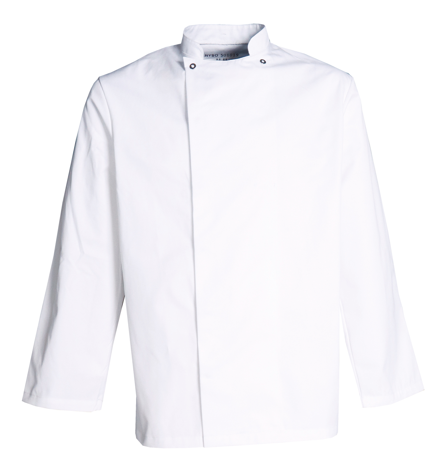 Kokkejakke - Take Away, unisex, Hvit, Lange ermer