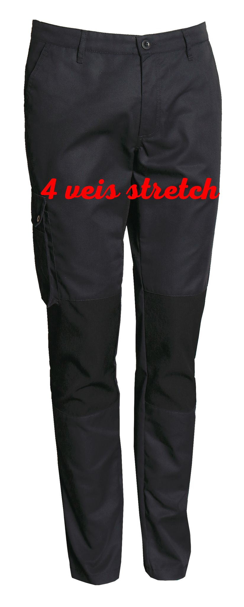 New Gen, 4-veis stretch, Unisex, Sort
