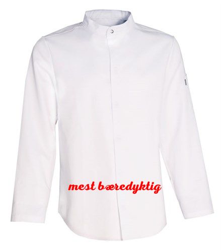 Kokkejakke - Essence, Unisex, Hvit, Lange ermer